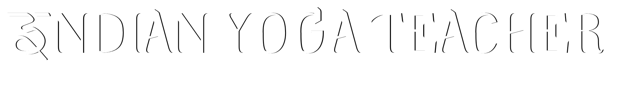 Indian Yoga Teacher